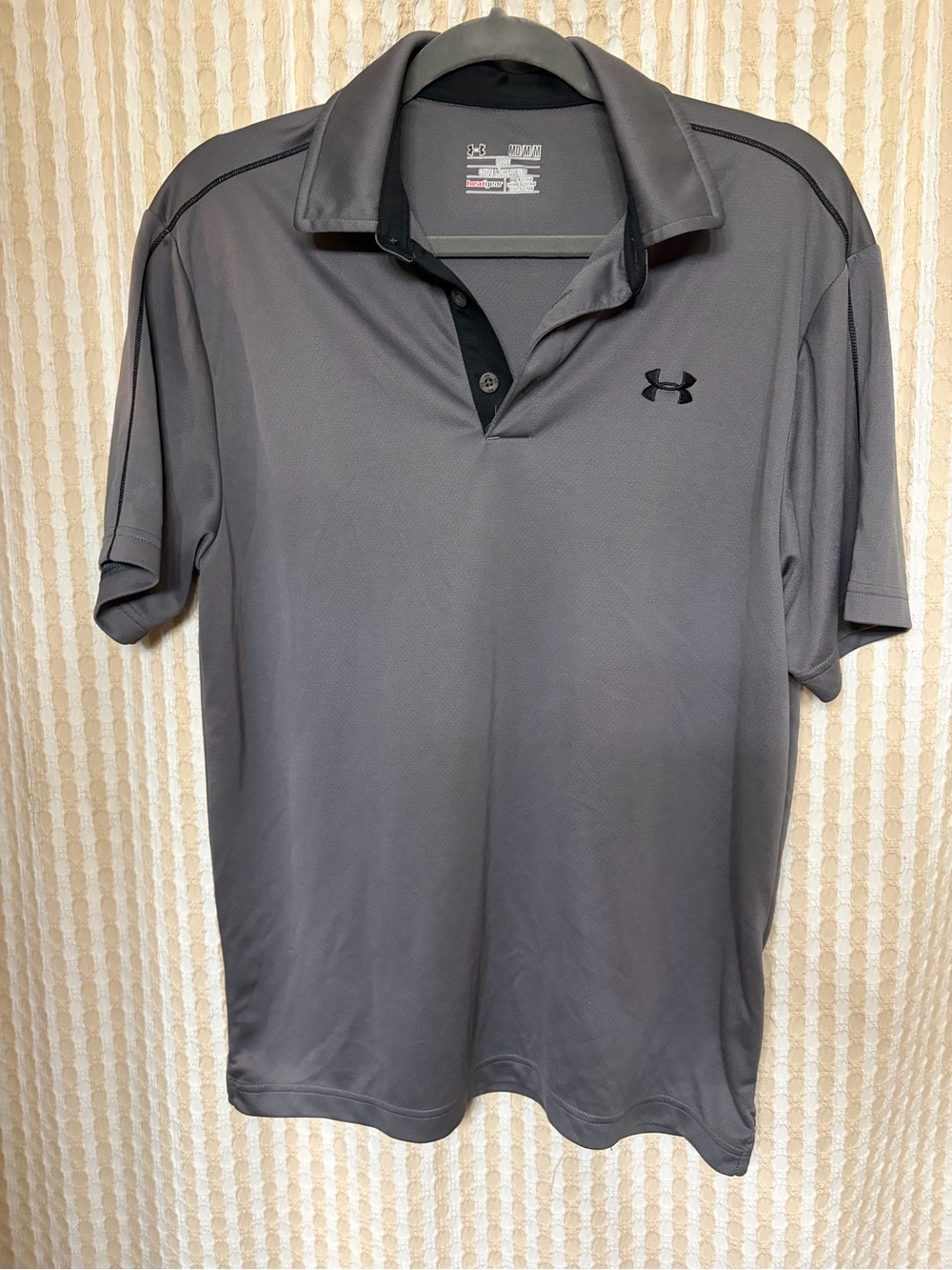 Under Armour Men's Gray Short-Sleeve Performance Polo